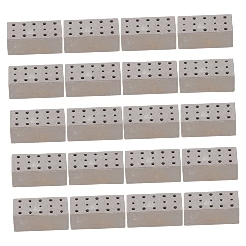 DECHOUS Realistische Mini-Ziegelsteine Für Modellbau - 3 cm Große Ziegelsteine Perfekt Für Wichtel Baustellen Aquarien Und Kreative Projekte Große Für Vielseitige Anwendungen von DECHOUS