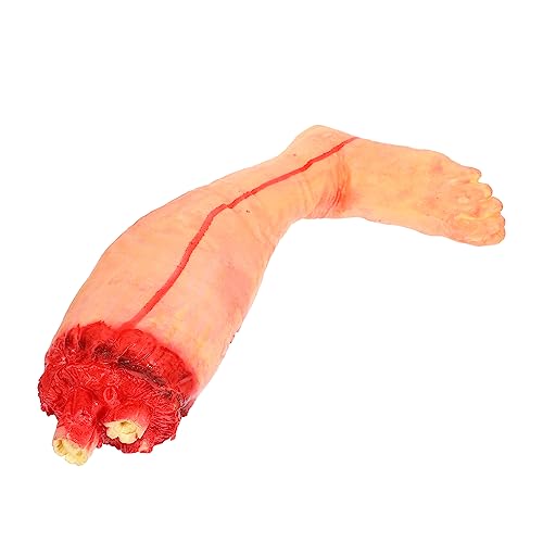 DECHOUS Realistisches Halloween Deko Körperteil Requisit Vinyl Material Wiederverwendbar Für Geisterhaus Zubehör Abgetrennter Fuß Prop von DECHOUS
