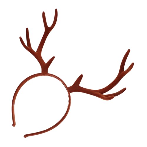 DECHOUS Rentiergeweih-Stirnband Für Erwachsene Süßes Haarband Weihnachten Leistung Dekorative Stirnbänder Cosplay Party Kostümzubehör DECHOUS Rentiergeweih-Stirnband Für Erwachsene Süßes Haarband Weihnachten Leistung Dekorative Stirnbänder Cosplay Party Kostümzubehör von DECHOUS