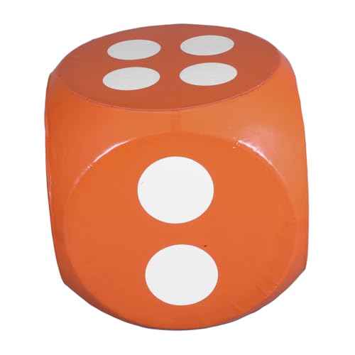 DECHOUS Riesige Schaumstoffwürfel für Partys Sicheres Party Spiele Farbenfrohes Schaumwürfel Kleinkind Eva große Orange von DECHOUS