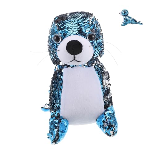 DECHOUS Robbenpuppe Plüschtiere Für Meerestiere Aus Plüsch Kuscheltiere Für Jungen Kuscheltiere Für Teenager Tierpuppen Für Meerestierfiguren Blue Zwei Stoffstücke DECHOUS Robbenpuppe Plüschtiere Für Meerestiere Aus Plüsch Kuscheltiere Für Jungen Kuscheltiere Für Teenager Tierpuppen Für Meerestierfiguren Blue Zwei Stoffstücke von DECHOUS