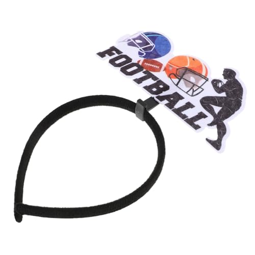 DECHOUS Rugby-stirnband Thematische Kopfbedeckung Accessoires Für Den Spieltag Fußball-kopfbedeckung Haarzubehör Stirnband Für Den Spieltag Fußball-haarband Fußball-party-haarschmuck Abs von DECHOUS