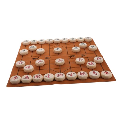 DECHOUS Satz Schachbrettspiel Chinsee-Schach Chinesische Brettspiele Internationales Schach Dame Brettspiel Märchenschach Chinesisches Schachbrett Dame-brettspiel Für Leder von DECHOUS
