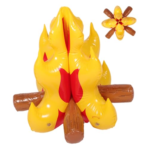 DECHOUS Lagerfeuer-Requisite – Tragbares Aufblasbares Feuer Verschleißfestes Spielzeug Für Jungen Mädchen Erwachsene Camp DECHOUS Lagerfeuer-Requisite – Tragbares Aufblasbares Feuer Verschleißfestes Spielzeug Für Jungen Mädchen Erwachsene Camp von DECHOUS