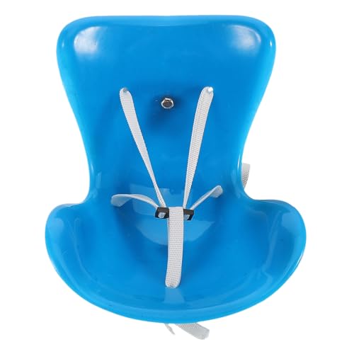 DECHOUS Sicherheitssitze Plüsch Auto Ornamente für Puppen puppenzubehör Puppen Kindersitz Dekoration Babypuppensachen Tragehilfe für Babypuppen Plastik Blue von DECHOUS