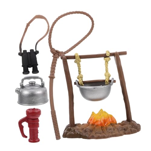 DECHOUS Simulation Outdoor Camping Spielset für Survival Zubehör Realistisches Abenteuerspielzeug für Jungen und Mädchen Fördert Kreatives Rollenspiel und Naturerkundung von DECHOUS