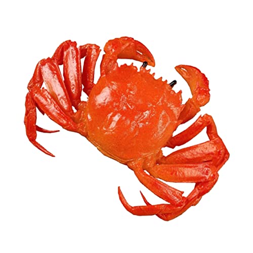 DECHOUS Simulationskrabbenmodell für kinderspielzeug Toys geburtstagsmitgebsl Pädagogisches kreative künstliche krabbe Lernsimulation Krabbe PVC rot von DECHOUS