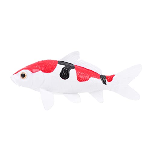 DECHOUS Simulierter Karpfen Fisch Ornament aus Robustem Kunststoff Lebensechte Deko für Aquarium Büro und Zuhause Dekoratives Fischmodell als Geschenk und Tischdeko Langlebig und von DECHOUS