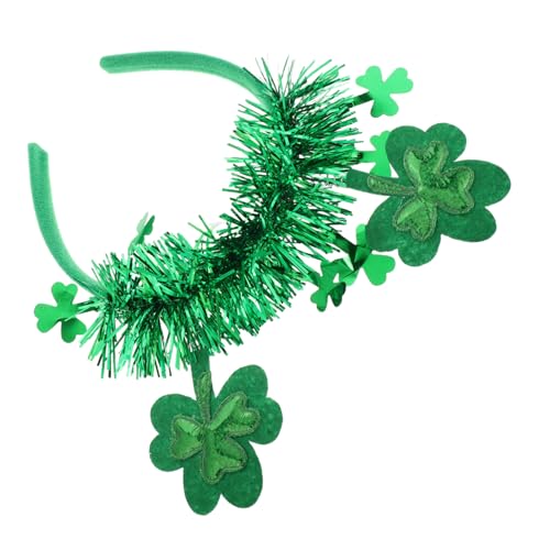 DECHOUS Stirnband Grüne Festival-stirnbänder Kleeblatt-stirnband Für Frauen Haarschmuck Mit Kleeblatt Festival-stirnbänder Für Frauen Grüne Kleeblatt-kopfbedeckung Green Stoff DECHOUS Stirnband Grüne Festival-stirnbänder Kleeblatt-stirnband Für Frauen Haarschmuck Mit Kleeblatt Festival-stirnbänder Für Frauen Grüne Kleeblatt-kopfbedeckung Green Stoff von DECHOUS