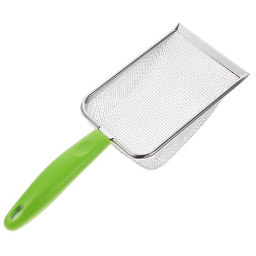 DECHOUS Strandschaufel sandspielzeug strandspielzeug strandspielzeuge sandfilter Muscheln Beschuss für handgehaltene Netzschaufel leichtes Schaufelwerkzeug Edelstahl Green von DECHOUS