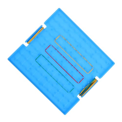 DECHOUS Studenten-Pinnwand Wandsteckbrett Kleinkindspielzeug Koordinatenachsen-Whiteboard pegboard wandorganisator Schreibtisch-Wand-Organizer Übersetzungstafeln Steckwand Plastik Blue von DECHOUS