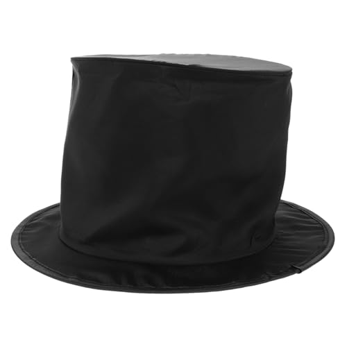 DECHOUS Tarnkappe Bühnenzauberhut Kostümhut Kostümzubehör Kostümaccessoire Zaubermütze Zauberer Kostüm für Propellerhut für Erwachsene Steampunk-Zylinder Zaubererhut Polyester Black DECHOUS Tarnkappe Bühnenzauberhut Kostümhut Kostümzubehör Kostümaccessoire Zaubermütze Zauberer Kostüm für Propellerhut für Erwachsene Steampunk-Zylinder Zaubererhut Polyester Black von DECHOUS