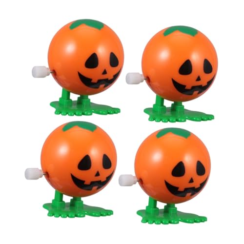 DECHOUS Teiliges Wind Up für Orangefarbene Aufzieh Kürbisse mit Nostalgisches Halloween Mitgebsel Bewegliche Herbstdeko für Kinderparty und von DECHOUS
