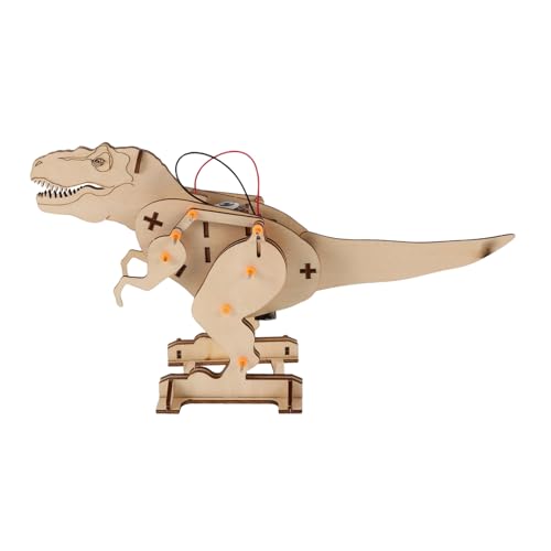 DECHOUS Tyrannosaurus Rex-montagespielzeug Dinosaurier-Figur Hölzernes Dinosaurierspielzeug Dinosaurier-actionfiguren Dinosaurier-montagespielzeug Vorbau-Sets Für Stammbausatz Holz von DECHOUS