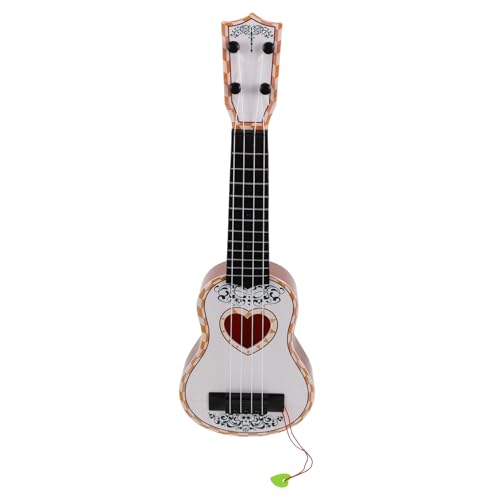 DECHOUS Ukulele Musikspielzeug Ukulele Beige Kunststoff von DECHOUS