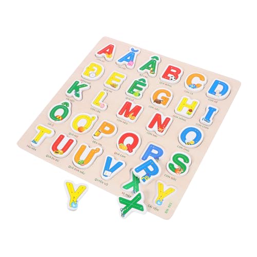 DECHOUS Vietnamesisches Puzzle Kleinkinderpuzzle Kinderpuzzle Babypuzzle Vorschulspielzeug Kleinkinderalphabetpuzzle Puzzles Für Kleinkinder Vorschulpuzzles Rechtschreibpuzzle Puzzles Für von DECHOUS