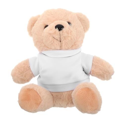 DECHOUS Weicher Plüschbär Zum Basteln Stofftier Mit T-Shirt Als Weihnachtsdekoration von DECHOUS