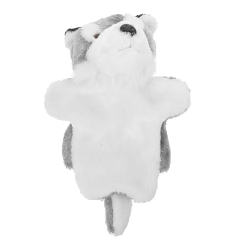 DECHOUS Weiche Graue Wolf Handpuppe aus Plüsch Kindgerechte für Rollenspiele und Interaktives Erzählen Waschbar Sicheres Material Kommunikation und Fantasie bei Kindern DECHOUS Weiche Graue Wolf Handpuppe aus Plüsch Kindgerechte für Rollenspiele und Interaktives Erzählen Waschbar Sicheres Material Kommunikation und Fantasie bei Kindern von DECHOUS