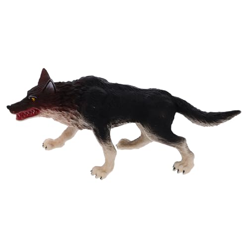 DECHOUS Wolf Modell Spielzeugfigur Realistische Wolf Statue für Stabile Dekoration für Tisch und Wohnungsdeko Tiermodell Wildtierkognition Schwarz DECHOUS Wolf Modell Spielzeugfigur Realistische Wolf Statue für Stabile Dekoration für Tisch und Wohnungsdeko Tiermodell Wildtierkognition Schwarz von DECHOUS