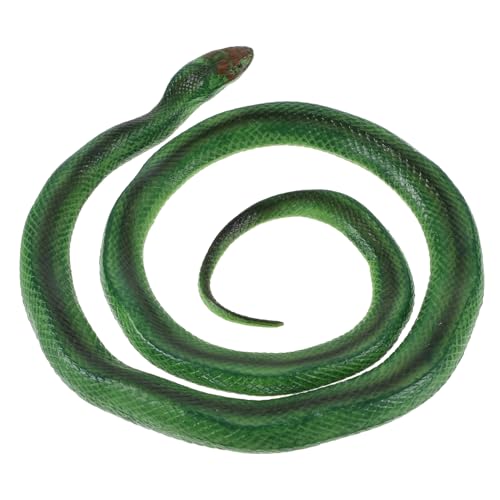 DECHOUS realistisches Schlangenmodell für kinderspielzeug qridor gefälschte Schlangenmodelle künstliche Schlangenmodelle falsche Schlange kleine Schlangenfiguren PVC Green von DECHOUS