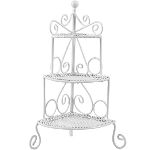 DECHOUS schmiedeeisernes Lagerregal elegant für Toys for игрушки для девочек Toys for Hauspflanzentänder Figurenzubehör im Maßstab 1:12 Mini Regal Eisen Weiß DECHOUS schmiedeeisernes Lagerregal elegant für Toys for игрушки для девочек Toys for Hauspflanzentänder Figurenzubehör im Maßstab 1:12 Mini Regal Eisen Weiß von DECHOUS