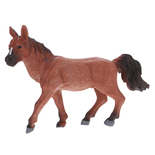 DECHOUS simulierte Tierornamente Pferde pferdespielzeug Tierfigur Lernspielzeug Tier für Pferde Pferdemodelldekor Pferdestatue Simulation Tiermodell Plastik von DECHOUS