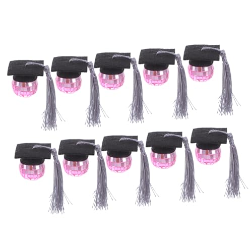 DECOMELODY 10pcs Disco Ball Graduation Cap Cupcake Toppers Tassel Entworfene Topper Für Abschlussfeiern Abschlusssaison Kuchen Dekore Für High School Colleges University DECOMELODY 10pcs Disco Ball Graduation Cap Cupcake Toppers Tassel Entworfene Topper Für Abschlussfeiern Abschlusssaison Kuchen Dekore Für High School Colleges University von DECOMELODY