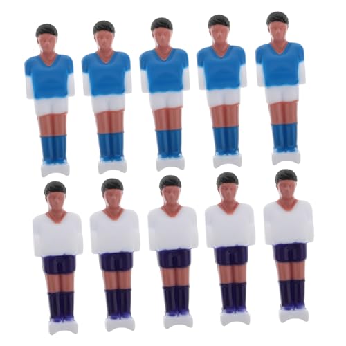 DECOMELODY 10pcs Foosball Ersatz Spieler Foosball Guys Figuren Tischfußball Männer Ersatz Fußball -Foosball -männer Ersatz Tischfußballzubehör B von DECOMELODY