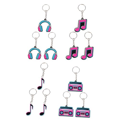DECOMELODY 12 Stück Musiknote Schlüsselanhänger Partybedarf für Musik Themenfeiern Gastgeschenke für Tänze Konzerte und Kindergeburtstagsfeiern DECOMELODY 12 Stück Musiknote Schlüsselanhänger Partybedarf für Musik Themenfeiern Gastgeschenke für Tänze Konzerte und Kindergeburtstagsfeiern von DECOMELODY