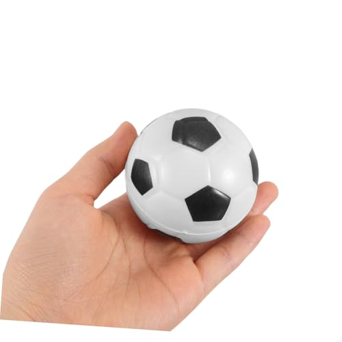 DECOMELODY 12 Stück Teiliges Mini Fußball Stressbälle Set aus PU Kleine Squeeze Bälle für Entspannende Fußball Mitgebsel Partydekoration Sporttrainingsball für Schul und von DECOMELODY