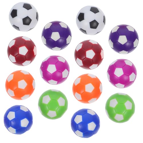 DECOMELODY 14 Stück Teiliges Mini Tischfußball Ersatzbälle Langlebige Kickerbälle mit Glatter Oberfläche Einfach zu Reinigen für Tischfußballspiel Zuhause und Unterhaltung von DECOMELODY