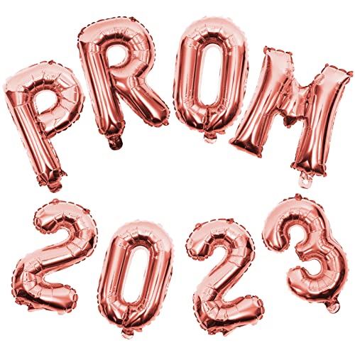 DECOMELODY 2 Sätze 2023 2023 Abschlussballons Ballongirlande Herzlichen Glückwunsch Ballon Ballballon rose gold ballons Abschlussball Dekoration Abschlussballon 2023 Ballon mit Abschlussmotiv von DECOMELODY