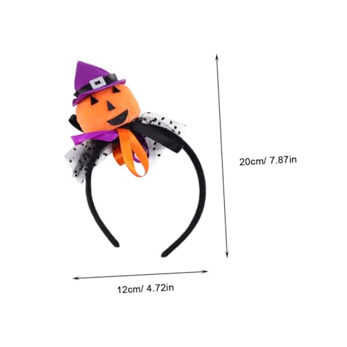 DECOMELODY 2 Stück Halloween Haarreif Kürbis und Spinnennetz Hexenhut für Erwachsene Robustes und Dekorativer Kopfschmuck für Halloween Party und Festival DECOMELODY 2 Stück Halloween Haarreif Kürbis und Spinnennetz Hexenhut für Erwachsene Robustes und Dekorativer Kopfschmuck für Halloween Party und Festival von DECOMELODY