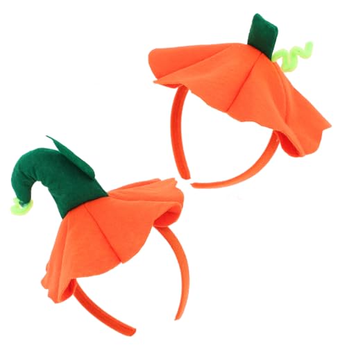 DECOMELODY 2 Stück Kürbis Haarband Lustige Kopfbedeckung für Halloween Partys Cosplay und Festlichkeiten Leicht und Bequem für DECOMELODY 2 Stück Kürbis Haarband Lustige Kopfbedeckung für Halloween Partys Cosplay und Festlichkeiten Leicht und Bequem für von DECOMELODY