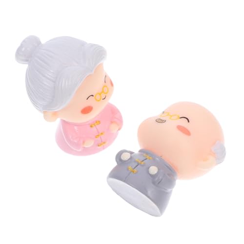 DECOMELODY 2 Stück Miniatur Ältere Ehepaar Figuren Tortendeko Jubiläum Geburtstag Dekoration Oma Opa Romantisch für Hochzeit Valentinstag DIY Home Decor DECOMELODY 2 Stück Miniatur Ältere Ehepaar Figuren Tortendeko Jubiläum Geburtstag Dekoration Oma Opa Romantisch für Hochzeit Valentinstag DIY Home Decor von DECOMELODY