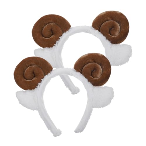 DECOMELODY 2 Stück Niedliches Teiliges Schafhorn Haarband Stirnband für Cosplay und Party Tierstil Kopfschmuck Weiches Einzigartiges Haarschmuckzubehör für Damen und Familien DECOMELODY 2 Stück Niedliches Teiliges Schafhorn Haarband Stirnband für Cosplay und Party Tierstil Kopfschmuck Weiches Einzigartiges Haarschmuckzubehör für Damen und Familien von DECOMELODY
