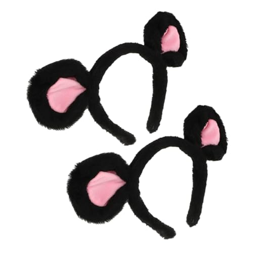 DECOMELODY 2 Stück Plüsch Mausohren Stirnband Cartoon Haarreif für Mädchen Frauen Weiches Kostümzubehör Bequemes Material Langlebig für Halloween Cosplay Party und Aufführungen DECOMELODY 2 Stück Plüsch Mausohren Stirnband Cartoon Haarreif für Mädchen Frauen Weiches Kostümzubehör Bequemes Material Langlebig für Halloween Cosplay Party und Aufführungen von DECOMELODY