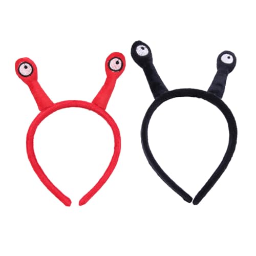 DECOMELODY 2 Stück Schneckenförmige Haarreifen Damen Leichtes Stylisches Party haarband in Rot und Schwarz Lustiges Kopfschmuck Zubehör für Frauen und Mädchen für Cosplay und Fotoshootings DECOMELODY 2 Stück Schneckenförmige Haarreifen Damen Leichtes Stylisches Party haarband in Rot und Schwarz Lustiges Kopfschmuck Zubehör für Frauen und Mädchen für Cosplay und Fotoshootings von DECOMELODY