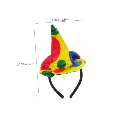 DECOMELODY 2 Stück Teiliges Clownhut Haarreif Kreativer Haarreif Karneval Fasching Kostüm Party Zubehör für Erwachsene DECOMELODY 2 Stück Teiliges Clownhut Haarreif Kreativer Haarreif Karneval Fasching Kostüm Party Zubehör für Erwachsene von DECOMELODY