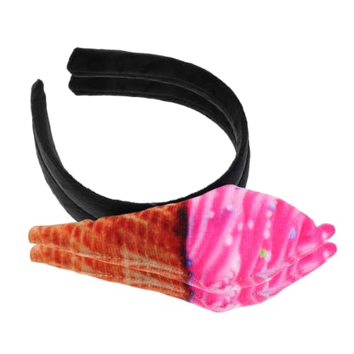 DECOMELODY 2 Stück Teiliges Eiscreme Stirnband für Frauen Rutschfestes Haaraccessoire mit Eistüten Design Vielseitig für Cosplay Schminken und Party Passend für Haartypen und Altersgruppen DECOMELODY 2 Stück Teiliges Eiscreme Stirnband für Frauen Rutschfestes Haaraccessoire mit Eistüten Design Vielseitig für Cosplay Schminken und Party Passend für Haartypen und Altersgruppen von DECOMELODY