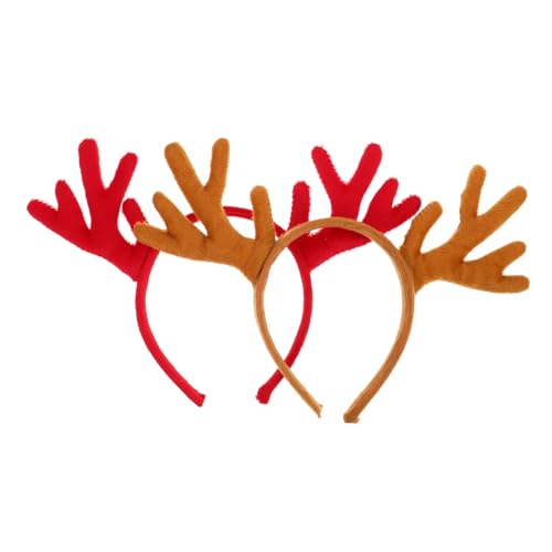 DECOMELODY 2 Stück Teiliges Rentier Geweih Haarreif Set Festlicher Tierkopf Schmuck für Halloween und Weihnachten Rot und Braun Party Accessoire für Frauen und Mädchen Vielseitig Einsetzbar DECOMELODY 2 Stück Teiliges Rentier Geweih Haarreif Set Festlicher Tierkopf Schmuck für Halloween und Weihnachten Rot und Braun Party Accessoire für Frauen und Mädchen Vielseitig Einsetzbar von DECOMELODY