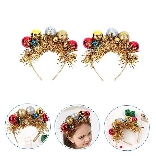 DECOMELODY 2 Stücke Weihnachtliches Kinderstirnband mit Bunten Weihnachtskugeln Leichtes Rutschfestes Haarband für Festliche Partys und Fotos Dekoratives Xmas Haaraccessoire für Mädchen DECOMELODY 2 Stücke Weihnachtliches Kinderstirnband mit Bunten Weihnachtskugeln Leichtes Rutschfestes Haarband für Festliche Partys und Fotos Dekoratives Xmas Haaraccessoire für Mädchen von DECOMELODY
