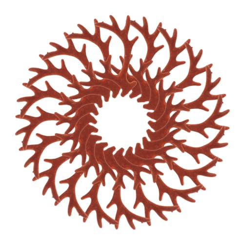 DECOMELODY 20 Stück Teiliges DIY Hirschgeweih Haaraccessoires aus Weichem Veloursmaterial Dekorative Weihnachts Haarspangen für Festliche Kostüme und Bastelprojekte Sichere und Stabile von DECOMELODY
