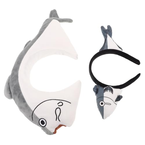 DECOMELODY 2Stücke Lustiges Haarband für Partys Neuartiges Meerestier Stirnband für Halloween und Cosplay Wiederverwendbares Haar Accessoire mit Großem und Kleinem von DECOMELODY