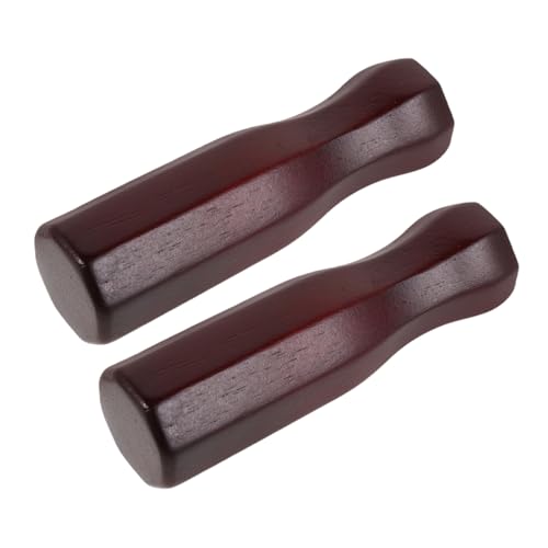 DECOMELODY 2pcs Tisch Fußball Ersatzgriffe Holz Foosball Griff Grip Foosball Accessoires Foosball Table Rod End Caps Grip End Cap Grips von DECOMELODY