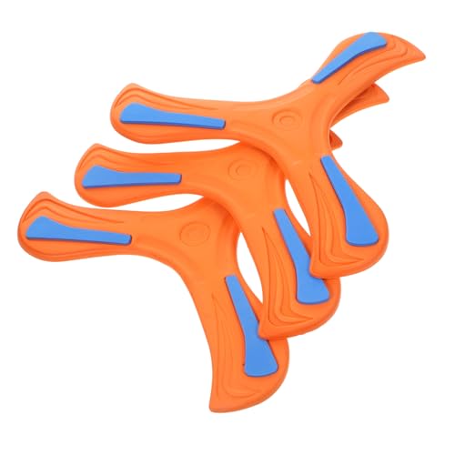 DECOMELODY 3 Stck Teiliges Wurfspiel Eva Schaumstoff Outdoor Bunter Wurfboomerang für Jungen Mädchen Garten Camping Zufällige Farbe Zufällige Farbe von DECOMELODY