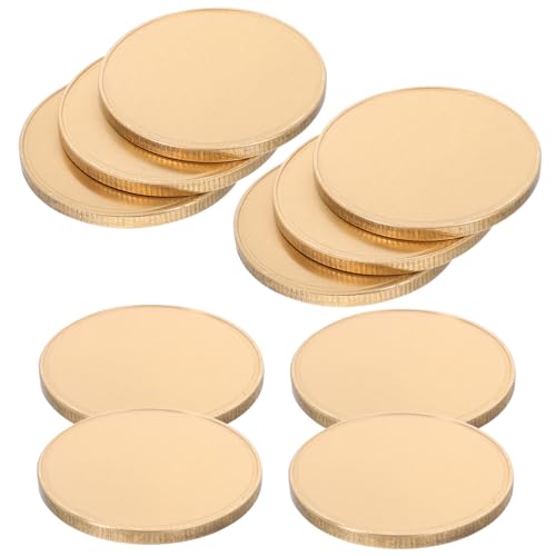 DECOMELODY 3 Stück Teiliges Blanko Kupfermünzen zum Gravieren Langlebige Diy Prägemünzen für Geburtstags und Reisememorabilien Kompatibel mit Verschiedenen Gravurmaschinen für Personalisierte von DECOMELODY