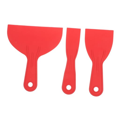 DECOMELODY 3 Stück Teiliges Flexible Kunststoff Spachtel für Wandkitt und Tapetenentfernung Vielseitige Glättspachtel für Glatte Oberflächen Professionelle Malerspachtel für Reparatur und von DECOMELODY