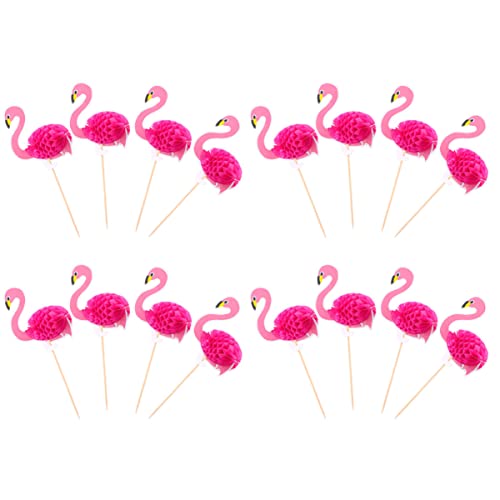 DECOMELODY 30stücke Hawaiian Party Cake Picks Dekorative Torteneinleger Mit Flamingo-motiven Kuchenverzierung Für Hochzeiten Geburtstagsfeiern Und Luau-partys DECOMELODY 30stücke Hawaiian Party Cake Picks Dekorative Torteneinleger Mit Flamingo-motiven Kuchenverzierung Für Hochzeiten Geburtstagsfeiern Und Luau-partys von DECOMELODY