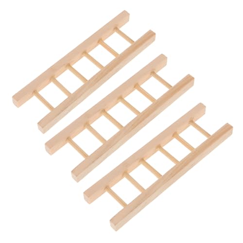 DECOMELODY 3Stücke Mini Leiter für Puppenhäuser Dekoration für Spielzeughäuser Zubehör für Szenen für Puppenliebhaber DECOMELODY 3Stücke Mini Leiter für Puppenhäuser Dekoration für Spielzeughäuser Zubehör für Szenen für Puppenliebhaber von DECOMELODY